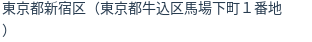 住所（登記所在地）
