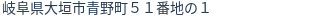住所(登記所在地)