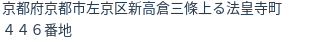 住所(登記所在地)