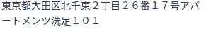 住所(登記所在地)