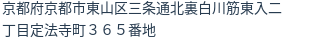 住所（登記所在地）