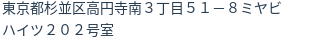 住所(登記所在地)
