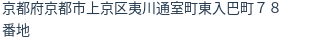 住所（登記所在地）