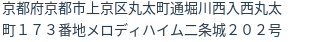 住所（登記所在地）