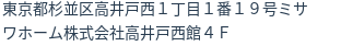 住所（登記所在地）