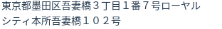 住所(登記所在地)