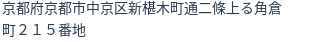 住所（登記所在地）