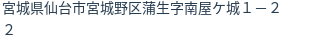 住所(登記所在地)