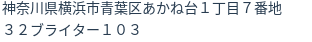 住所(登記所在地)