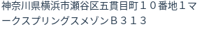 住所(登記所在地)