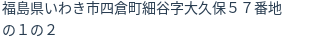 住所（登記所在地）