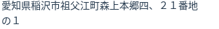 住所(登記所在地)