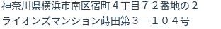 住所(登記所在地)