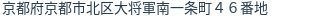 住所（登記所在地）