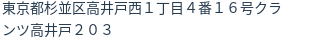 住所(登記所在地)