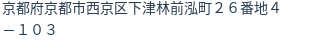 住所(登記所在地)