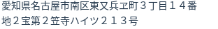 住所(登記所在地)