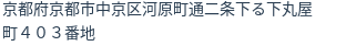 住所(登記所在地)