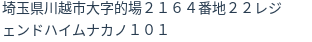住所(登記所在地)