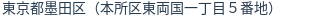住所(登記所在地)