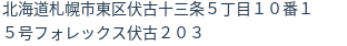 住所(登記所在地)