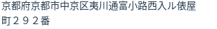 住所(登記所在地)