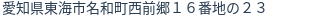 住所(登記所在地)