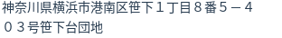 住所(登記所在地)