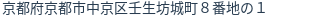 住所（登記所在地）