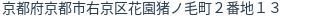 住所(登記所在地)