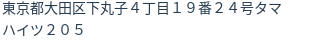 住所(登記所在地)