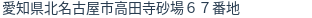住所(登記所在地)