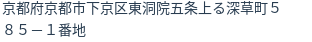 住所（登記所在地）