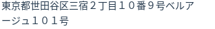 住所(登記所在地)