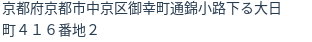 住所(登記所在地)