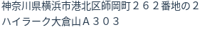 住所(登記所在地)