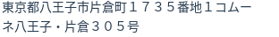 住所（登記所在地）