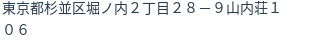 住所(登記所在地)