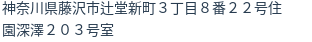 住所（登記所在地）
