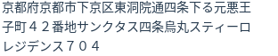 住所(登記所在地)