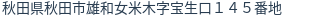 住所(登記所在地)
