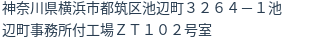 住所(登記所在地)
