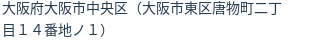 住所(登記所在地)