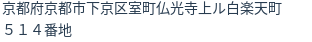 住所（登記所在地）