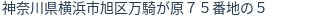 住所（登記所在地）