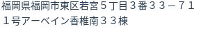 住所（登記所在地）