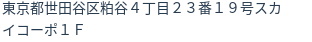 住所(登記所在地)