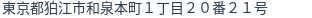 住所（登記所在地）