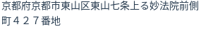 住所（登記所在地）