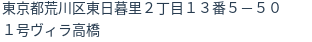 住所（登記所在地）